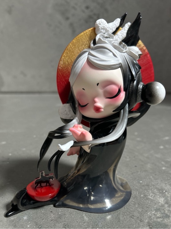 POP MART Other - Skullpanda Wind Ride! Designer Asian-Inspired Resin Figurine.